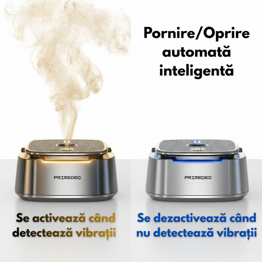 Odorizant Auto Inteligent cu Ultrasunete Pentru Bord cu Cocos si Vanilie