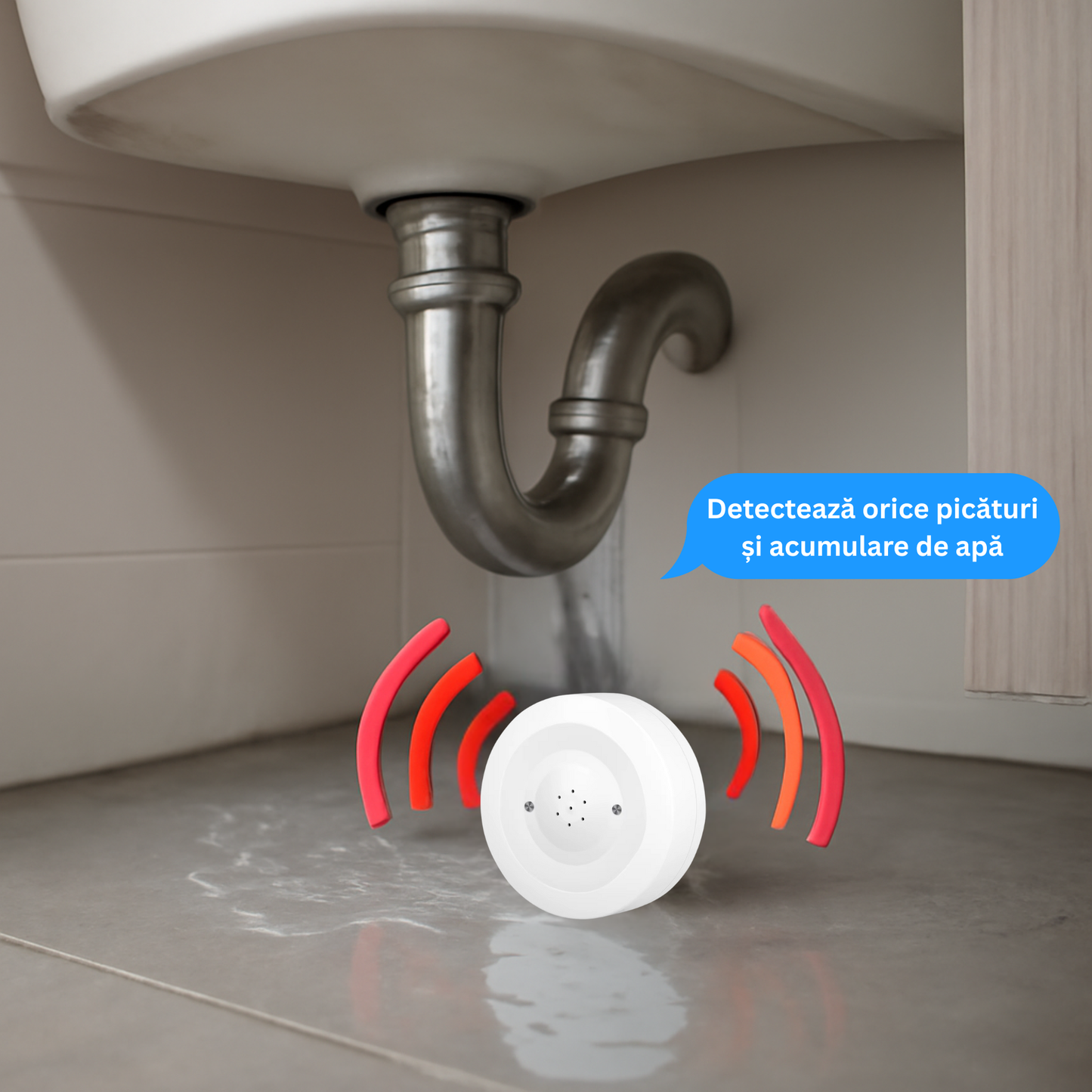 Senzor Inundatii Wi-Fi Inteligent, Aplicatie Tuya