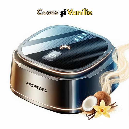 Odorizant Auto Inteligent cu Ultrasunete PRIMEDEO® Pentru Bord cu Cocos si Vanilie