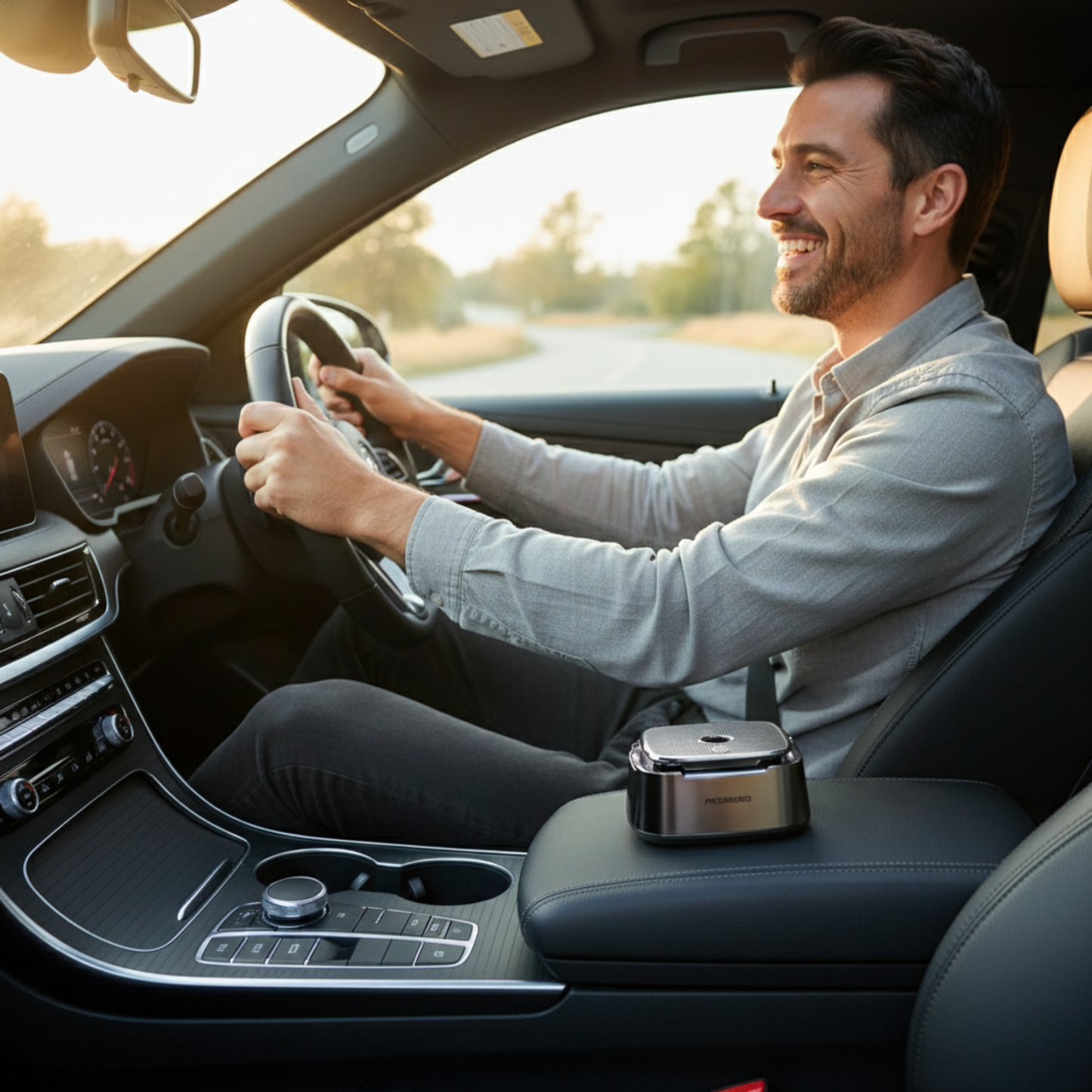 Odorizant Auto Inteligent cu Ultrasunete Pentru Bord cu Cocos si Vanilie