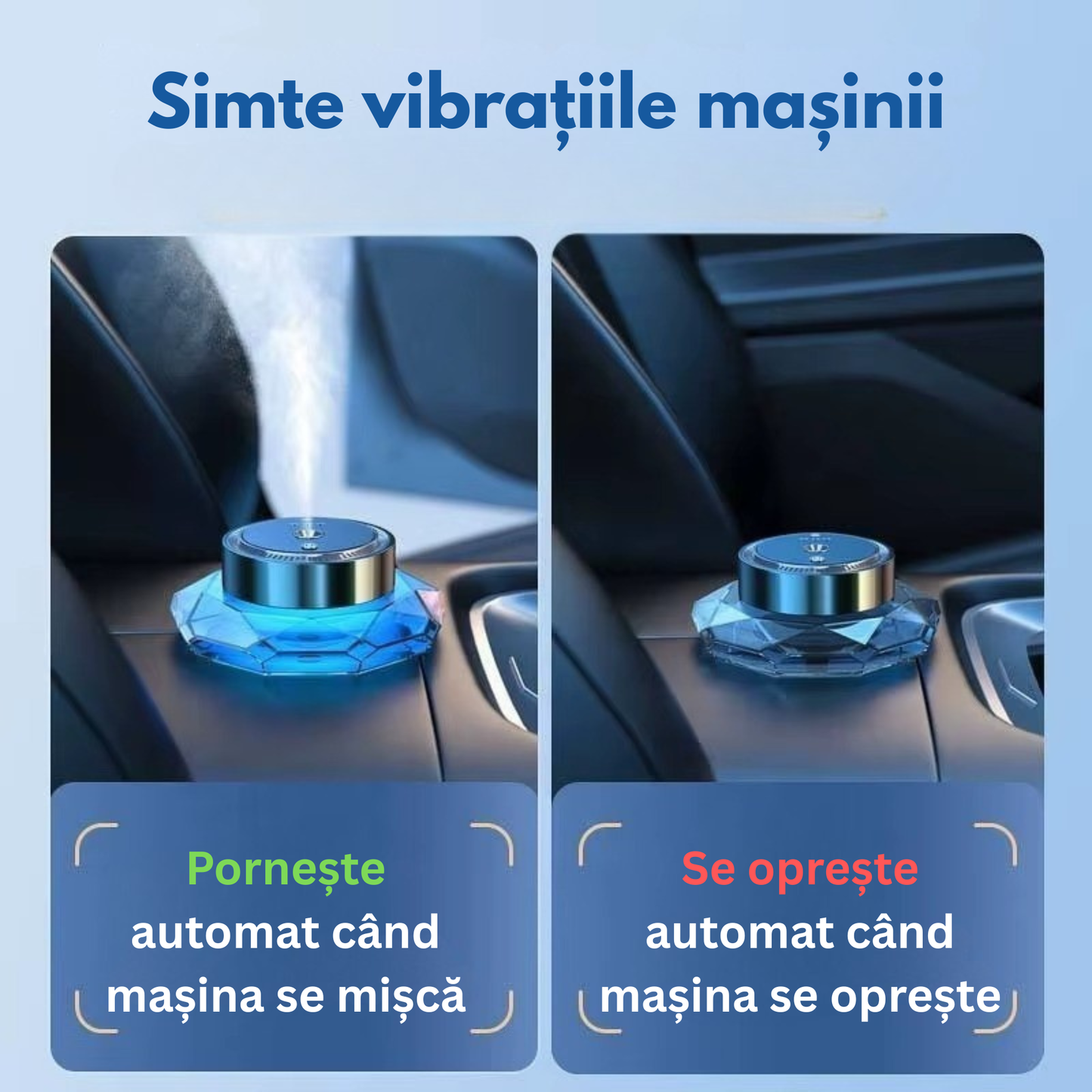Odorizant Auto Premium PRIMEDEO®, Difuzor Aromaterapie Auto Inteligent
