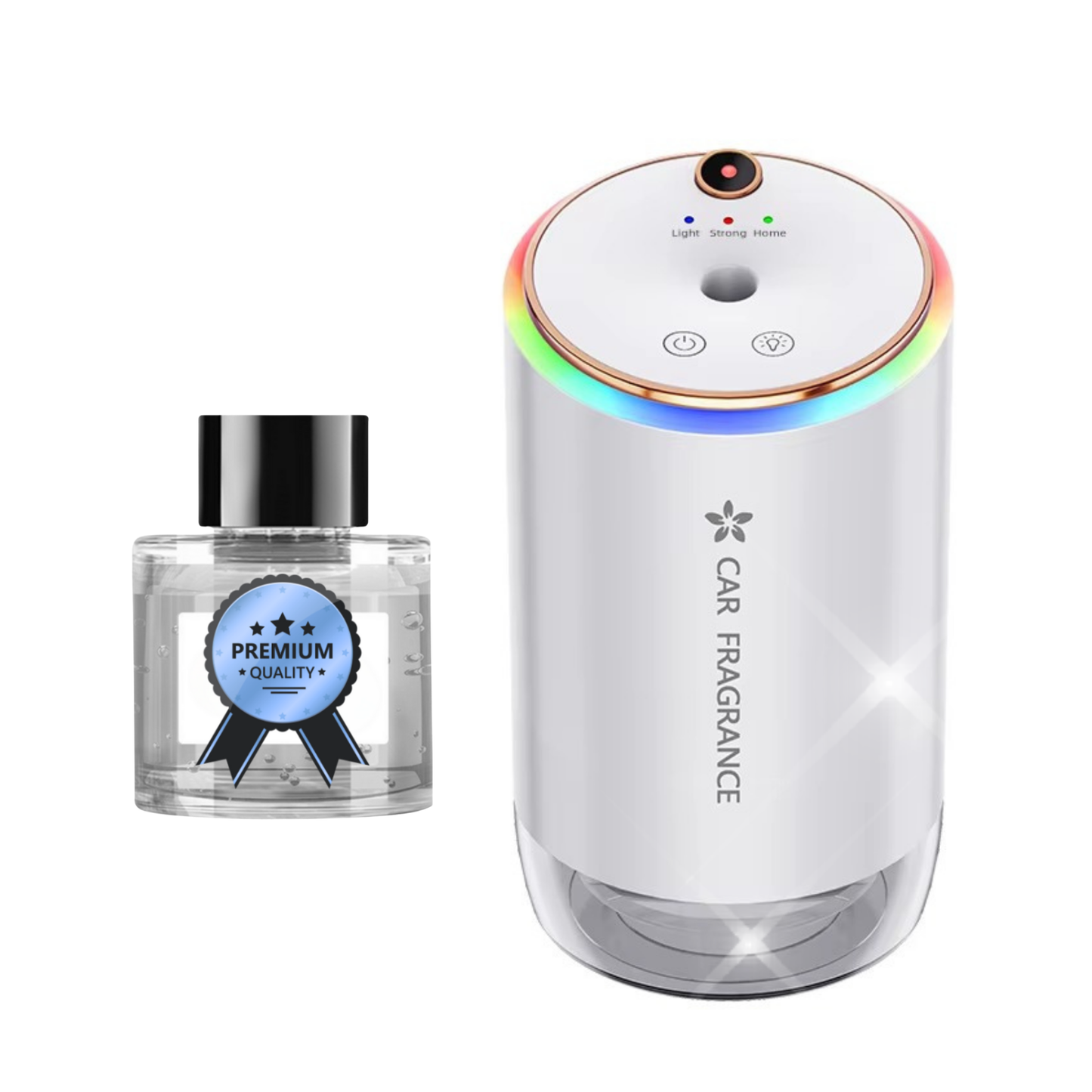 Odorizant Auto Profesional PRIMEDEO®, Difuzor Aromaterapie Auto Inteligent, Proiectie de Stele